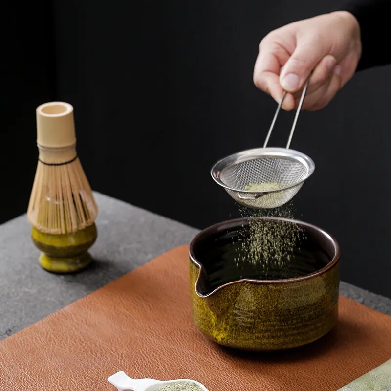 Japanese Matcha Tea Set Bamboo