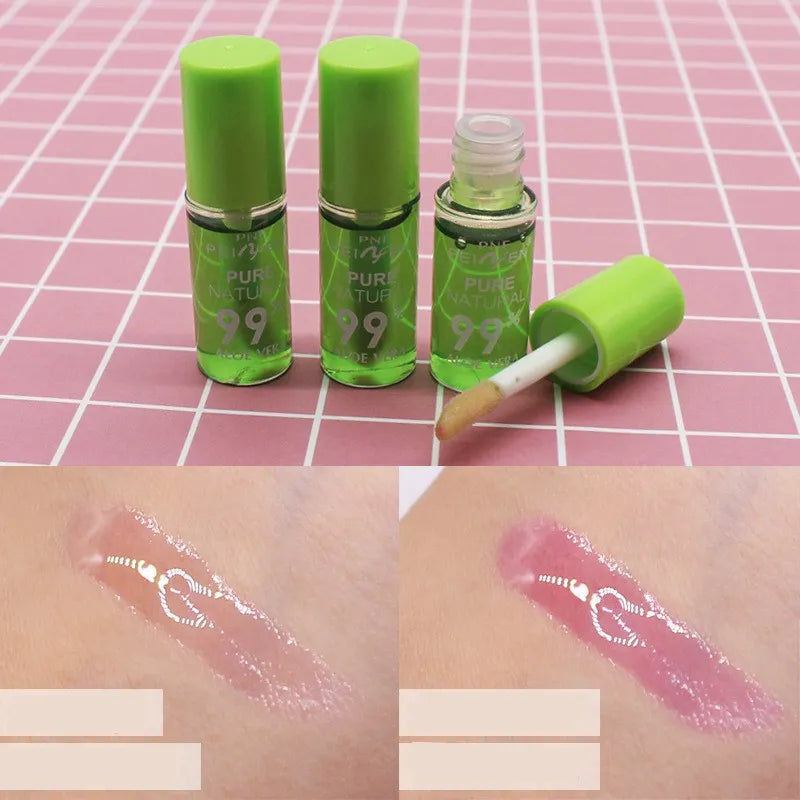 Moisturizing Natural Aloe Essence Lip Gloss