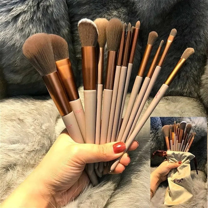 13 PCS Makeup Brushes Set Eye Shadow Foundation