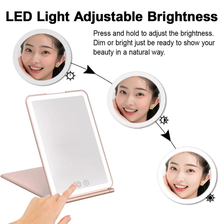 Portable Foldable Travel Makeup Mirror